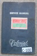 Colonial-Colonial Broach VMS Series Service and Parts Manual-VMS SERIES-VMS-10-36C-VMS-6-36C-01